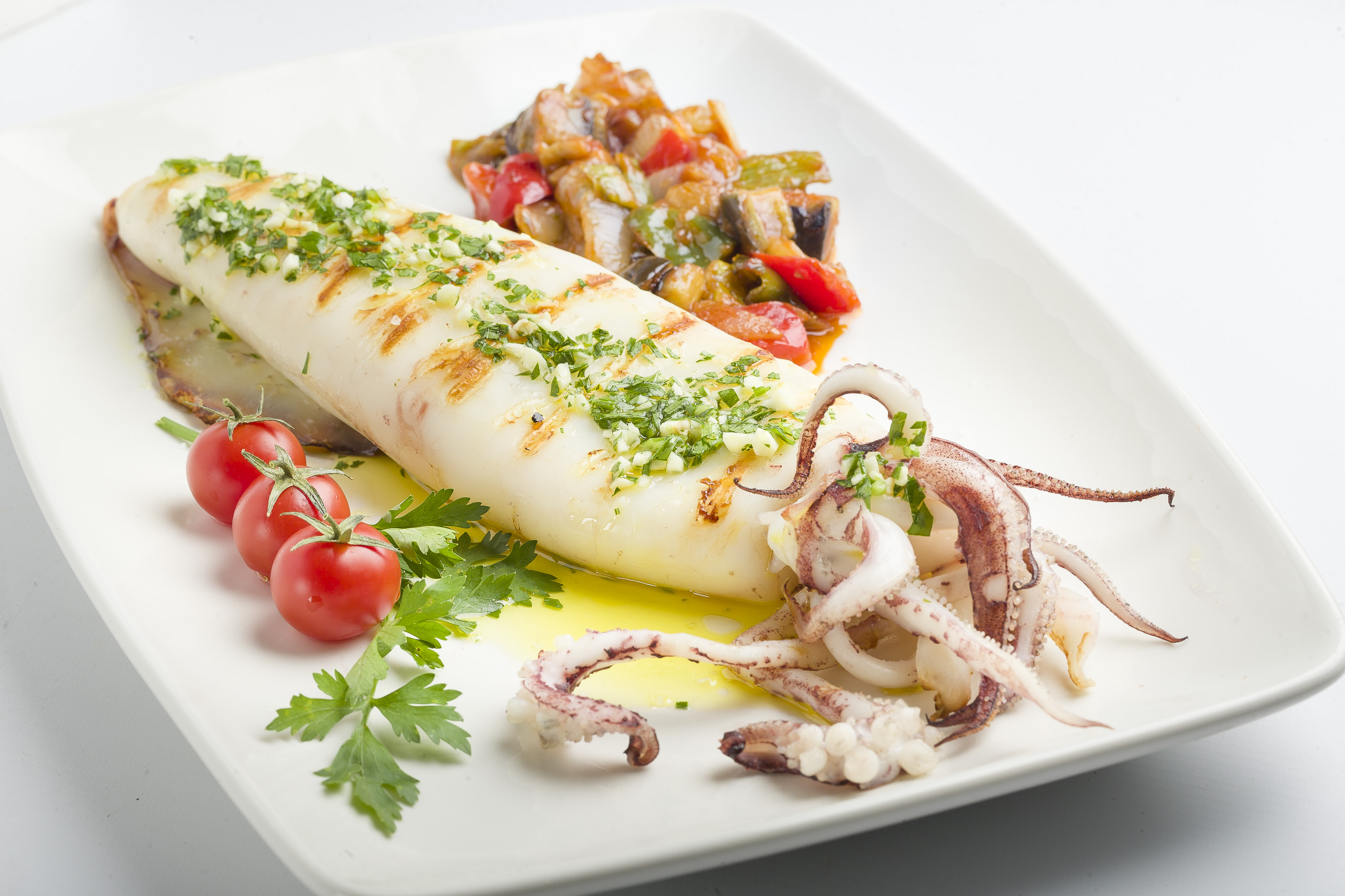 Calamar a la plancha